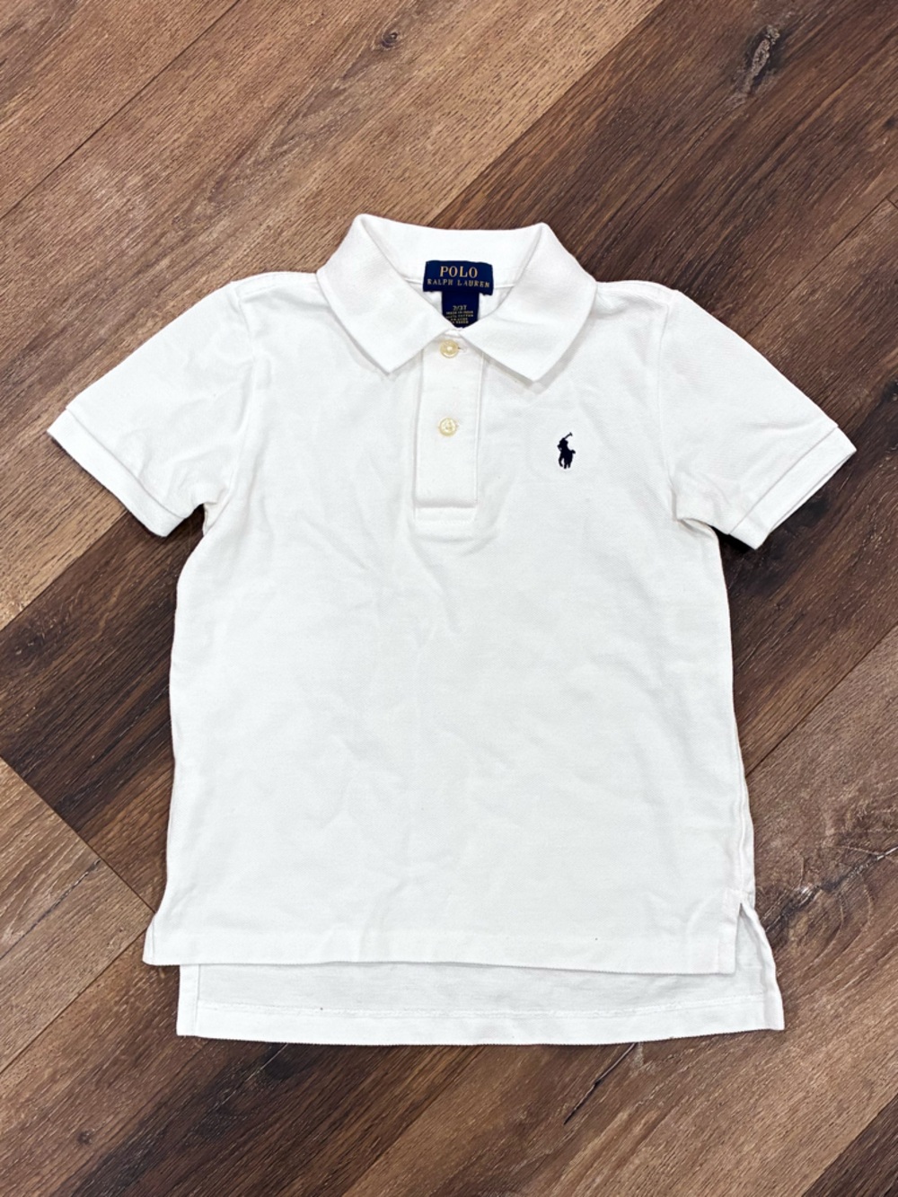 Ralph Lauren White Polo Shirt Top 3T